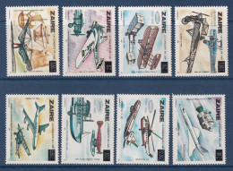 Zaïre - YT N° 1186 à 1193 ** - Neuf Sans Charnière - 1985 - Unused Stamps