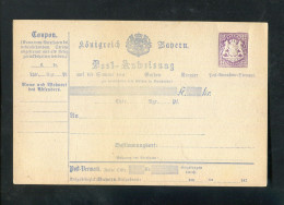 "BAYERN" Post-Anweisung "12 Kreuzer" ** (B2008) - Postal  Stationery