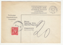 Switzerland Letter Cover Posted 1946 - Taxed Postage Due Switzerland B240510 - Portomarken