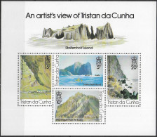 1980 Tristan Da Cunha Paintings By Svensson, 3rd Series MNH SG N. MS 276 - Other & Unclassified