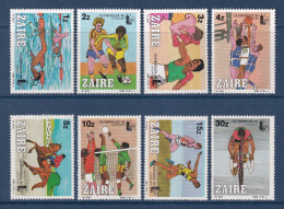 Zaïre - YT N° 1194 à 1201 ** - Neuf Sans Charnière - 1985 - Unused Stamps