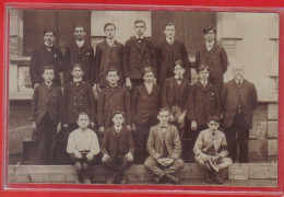 Carte Photo 27. Louviers 1908 école  Très Beau Plan - Louviers