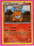 Carte Pokemon Francaise 2016 Xy Rupture Turbo 13/122 Camerupt 130pv Usagé - XY