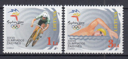 LITHUANIA 2000 Olympic Games MNH(**) Mi 735-736 #Lt1065 - Litauen