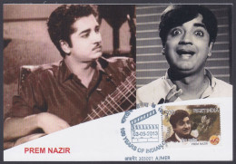 Inde India 2013 Maximum Max Card Prem Nazir, Malayalam Actor, Bollywood Indian Hindi Cinema, Film - Cartas & Documentos