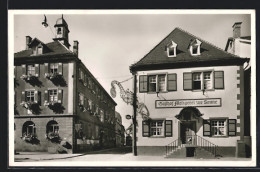 AK Oberkirch I. Renchtal, Gasthof Und Metzgerei Zur Sonne, Bes. Albert Ihling  - Oberkirch