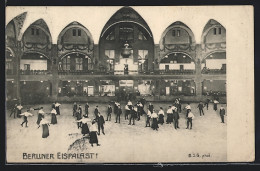 AK Berlin-Schöneberg, Eispalast, Innenansicht  - Schöneberg