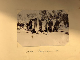 Sudan * RARE Grande Photo Albuminée 1898 * SAMORY TOURE Fait Prisonnier ! * Soudan Samory Touré * 17x12cm - Sudán