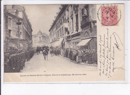 ORLEANS: Entrée Du Général Millet, Rue De La République 1904 - Très Bon état - Orleans