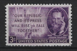 USA 1947 Joseph Pulitzer Y.T. 498 (0) - Used Stamps