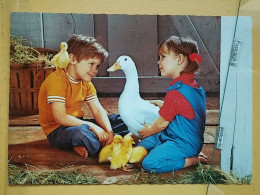 KOV 506-25 - CHILDREN, ENFANT, GOOSE, OIE - Sonstige & Ohne Zuordnung