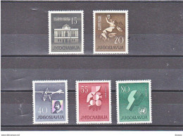 YOUGOSLAVIE 1960 ANNIVERSAIRES Yvert 831-835, Michel 930-934 NEUF** MNH Cote 5 Euros - Ungebraucht