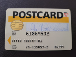 BANK POSTCARD 1999 - Carte Di Credito (scadenza Min. 10 Anni)