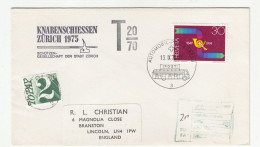 Switzerland Letter Cover Posted 1975 - Taxed Postage Due Stamp B240510 - Taxe