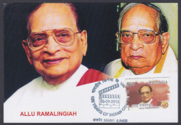 Inde India 2013 Maximum Max Card Allu Ramalingiah, Actor, Comedian, Producer, Telegu Bollywood Indian Hindi Cinema, Film - Covers & Documents