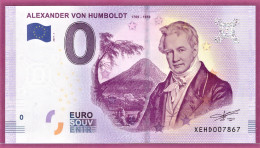0-Euro XEHD 2019-1 ALEXANDER VON HUMBOLDT - 1769 - 1859 - Privéproeven