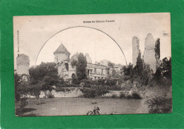 46  ASSIER - RUINES DU CHATEAU CPA  Année  1906   Librairie BAUDEL,SAINTCéret   (IMPECCABLE) - Assier