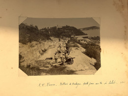 Nouvelle Calédonie * RARE Grande Photo 1901 * Batterie Montagne Pour Tir De Salut * 16.8x12cm - Nouvelle Calédonie