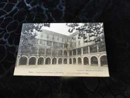 C-39, CPA, Paris, Lycée Louis Le Grand, Cour Du Troisième Collège - Distretto: 05