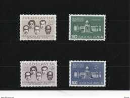 YOUGOSLAVIE 1961 CONFERENCE DE BELGRADE Yvert  876-877 + PA 52-53 NEUF** MNH Cote 5 Euros - Unused Stamps