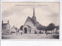 LE BIGNON-MIRABEAU: L'église Et La Place - Très Bon état - Sonstige & Ohne Zuordnung