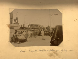 Nouvelle Calédonie * RARE Grande Photo 1902 * Paquebot PACIFIQUE Pour Sydney * Pacifique Bateau * 16.8x12cm - Nouvelle Calédonie