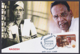 Inde India 2013 Maximum Max Card Nagesh, Tamil Actor, Comedian, Bollywood Indian Hindi Cinema, Film - Storia Postale