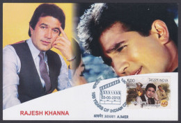 Inde India 2013 Maximum Max Card Rajesh Khanna, Actor, Bollywood Indian Hindi Cinema, Film - Covers & Documents