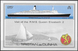 1978 Tristan Da Cunha Visit Of R.M.S. Queen Elizabeth 2 MNH SG N. MS 263 - Altri & Non Classificati