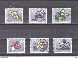 YOUGOSLAVIE 1964 JEUX OLYMPIQUES DE TOKYO Yvert 973-978, Michel 1076-1081 NEUF** MNH Cote 10 Euros - Ongebruikt