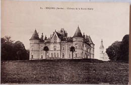 CPSM  Circulée 1930-  Requeil (Sarthe) Château De La Roche Mailly  (29) - Andere & Zonder Classificatie