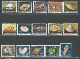 1968-69 PAPUA NEW GUINEA - Catalogo Yvert N. 138-52 - 15 Valori MNH** - Fische