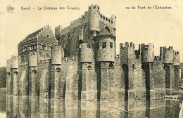 Belgique - Flandre Orientale - Gent - Gand -  Le Château Des Comtes - Vu Du Pont De L'Exécution - Gent