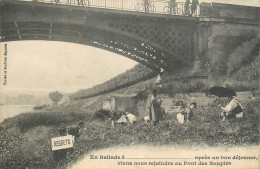 En Ballade à .............. Après Un Bon Déjeuner, Humour Cpa - Andere & Zonder Classificatie