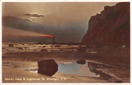 R333846 Beachy Head And Lighthouse By Moonlight. Beauty Watch Tower Head - Monde