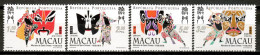 Macau 1998 Macao / Music Chinese Opera MNH Musica Ópera China Musik / Ks02  33-37 - Music