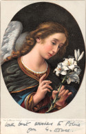 R335734 The Archangel Gabriel. Carlo Dolci. Gallery Uffici. Misch. Worlds Galler - Monde