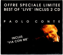 PAOLO CONTE  Best Of Live   2Cds    (CD 03) - Otros - Canción Italiana