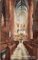 R335739 Westminster Abbey. Choir E. London. Gordon Smith. 1906 - Andere & Zonder Classificatie