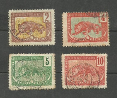 CONGO N°28 à 31 Cote 6.60€ - Usados