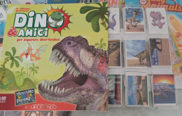 Dino E Amici Per Imparare.dinosauri.album+set Completo Figurine+ Set Lettere.FOL.BO.2018 - Other & Unclassified