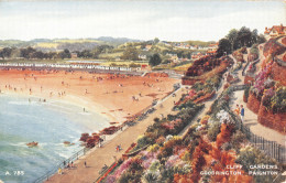 R333857 Paignton. Goodrington. Cliff Gardens. Valentine. Art Colour. Brian Geral - Monde