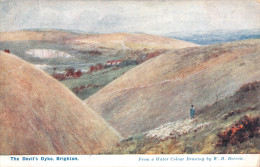 R333707 Brighton. The Devil Dyke. The Water Colour Post Card Company. W. H. Borr - Wereld