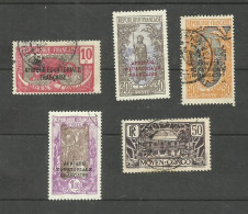 CONGO N°93, 96, 98, 99A, 124 Cote 6.10€ - Oblitérés