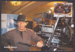 Inde India 2013 Maximum Max Card Ashok Mehta, Cinematographer, Camera, Bollywood Indian Hindi Cinema, Film - Storia Postale