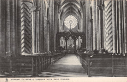 R331925 Durham. Cathedral Interior With East Window. Tuck. Town And City Series - Monde