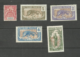 CONGO N°42, 48 à 50, 58 Neufs Avec Charnière* Cote 7€ - Unused Stamps