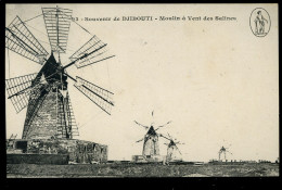 Souvenir De  Djibouti Moulin à Vent Des Salines - Gibuti