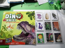 Dino E Amici Per Imparare.dinosauri.album+set Completo Figurine+ Set Lettere.FOL.BO.2018 - Autres & Non Classés