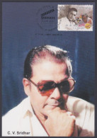 Inde India 2013 Maximum Max Card C.V. Sridhar, Screenwriter, Director, Bollywood Indian Hindi Cinema, Film - Brieven En Documenten